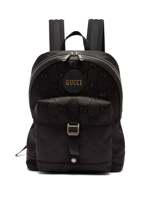 gucci canvas backpack