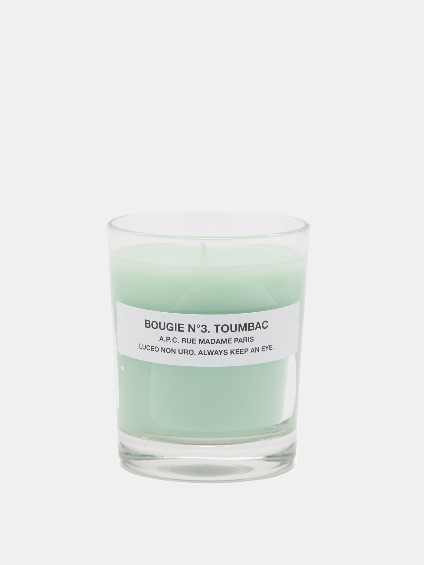 아페쎄 No.3. 캔들 A.P.C. Green No.3 Toumbac-scented candle
