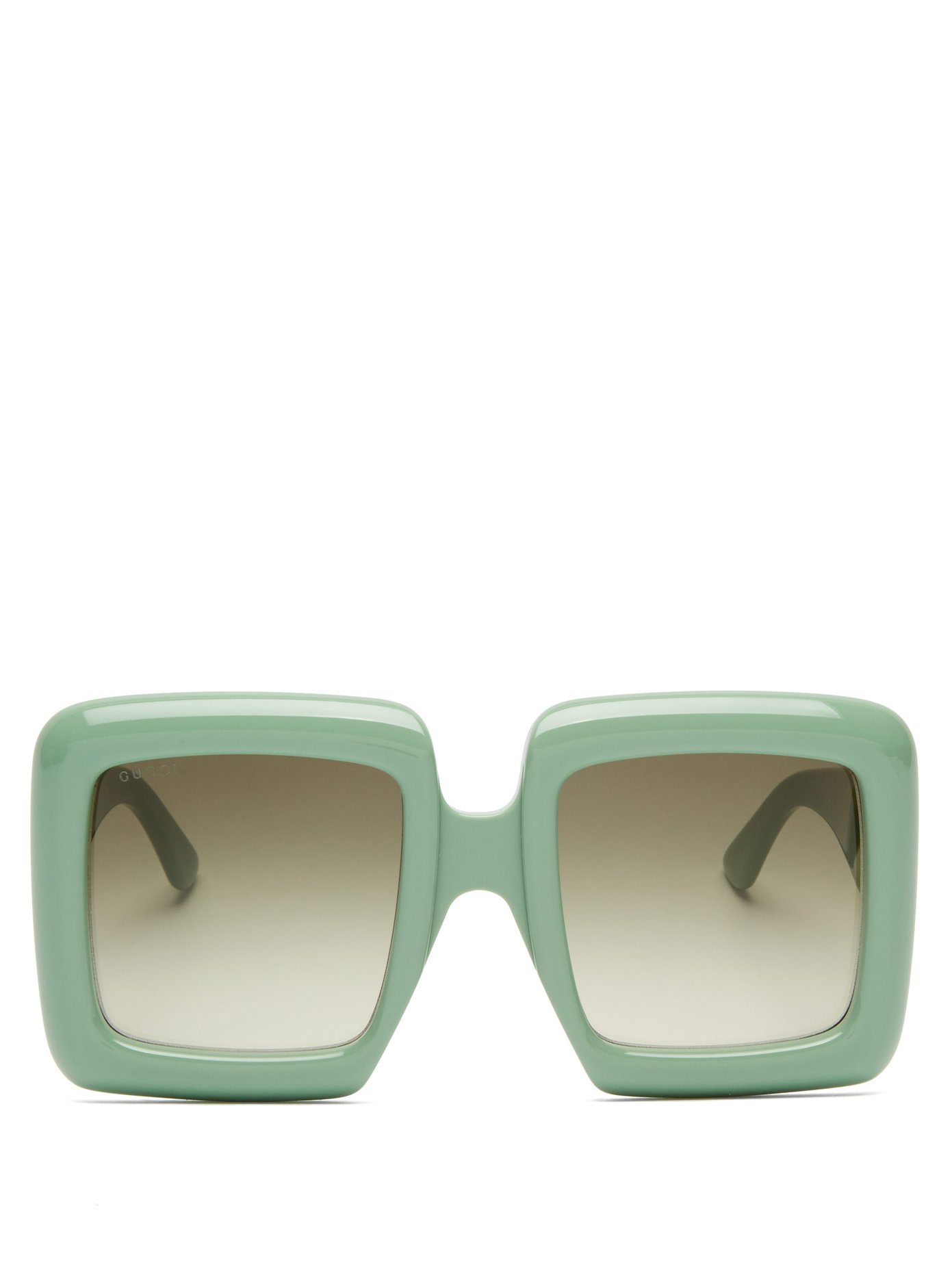 Oversized square acetate sunglasses 