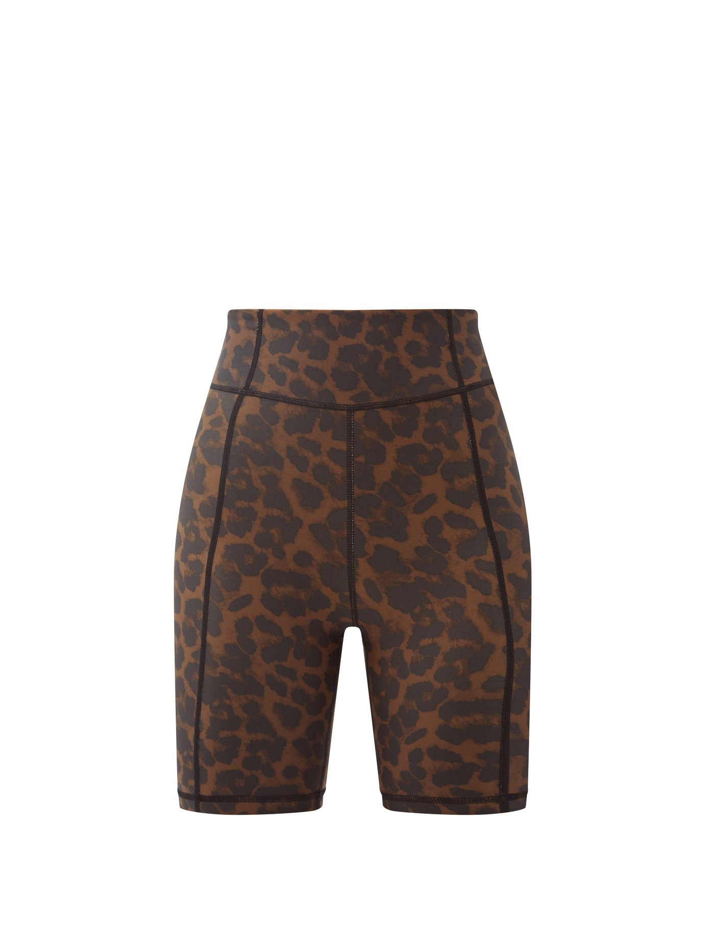 animal print cycling shorts