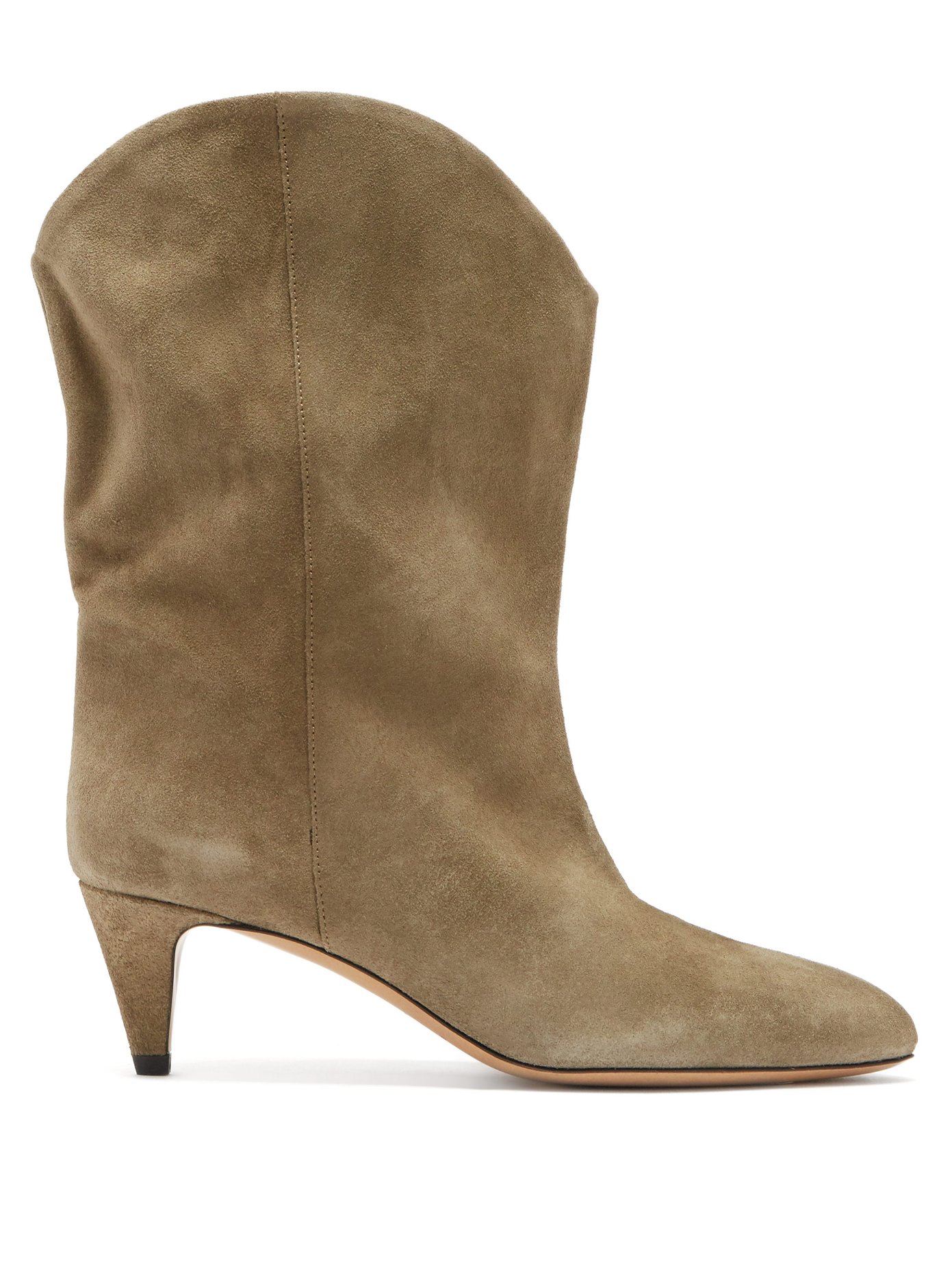 Dernee point-toe suede ankle boots 