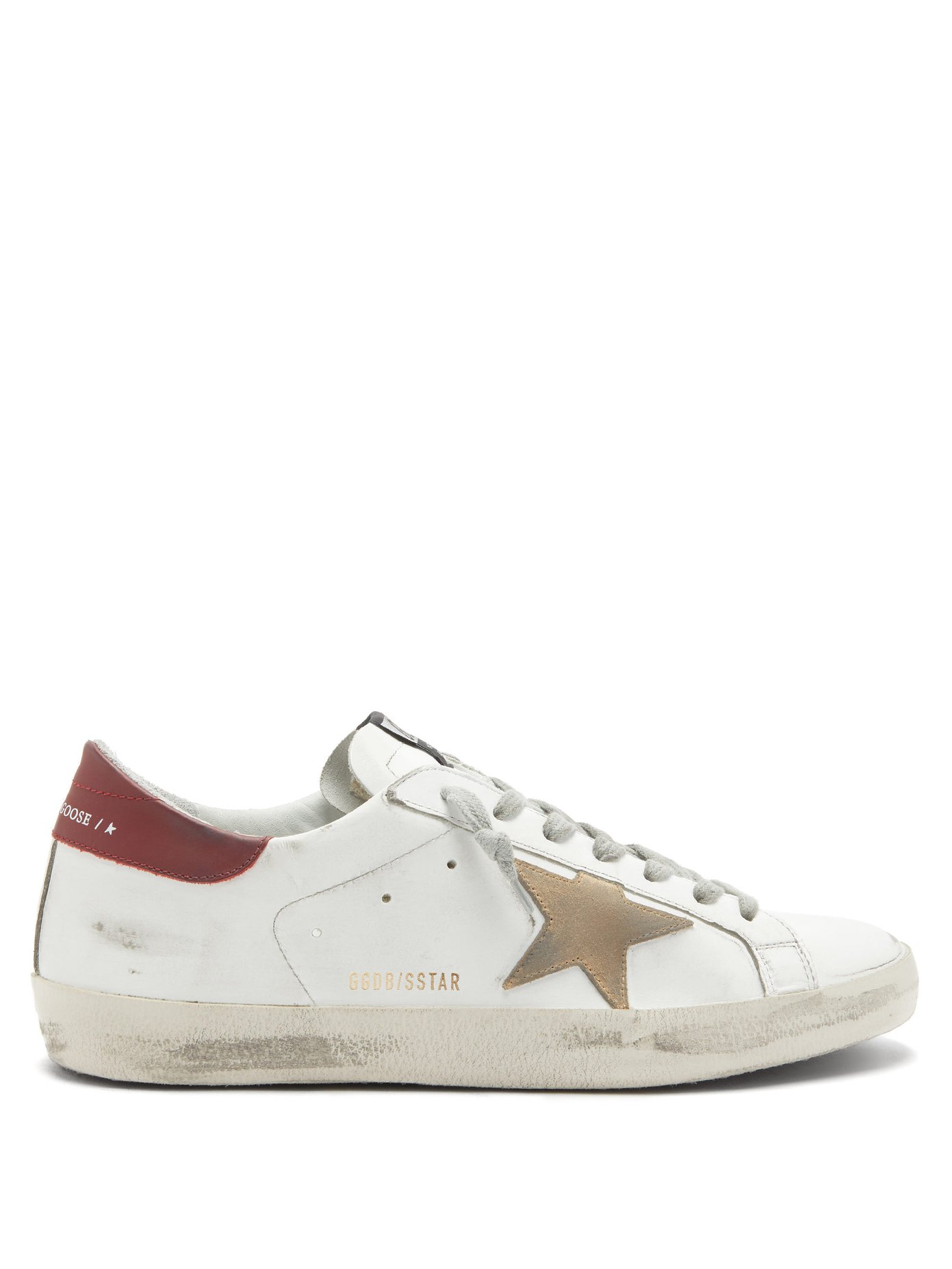 Superstar leather trainers | Golden 