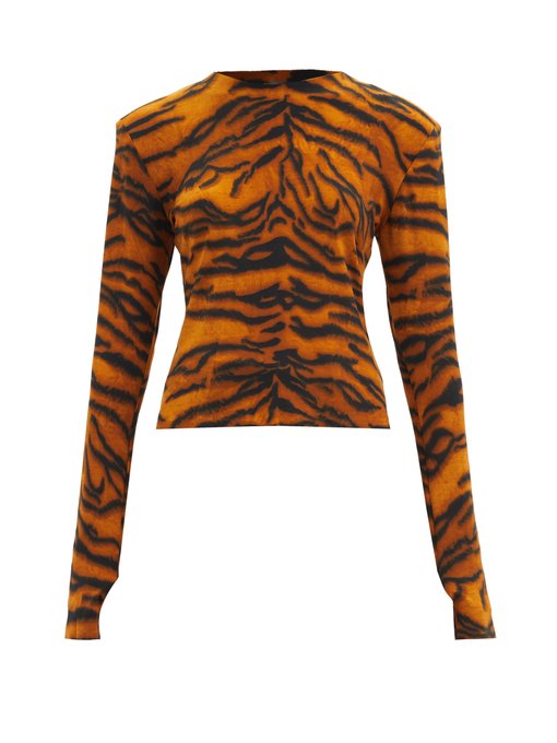 tiger print jersey