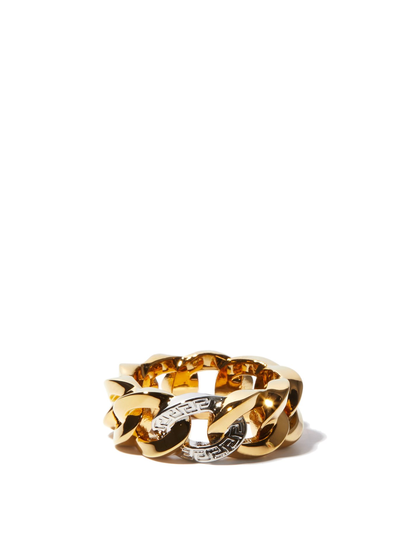 versace chain ring