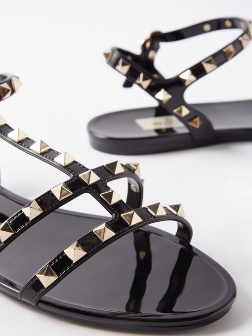 Rockstud PVC jelly sandals | Valentino Garavani | MATCHESFASHION UK