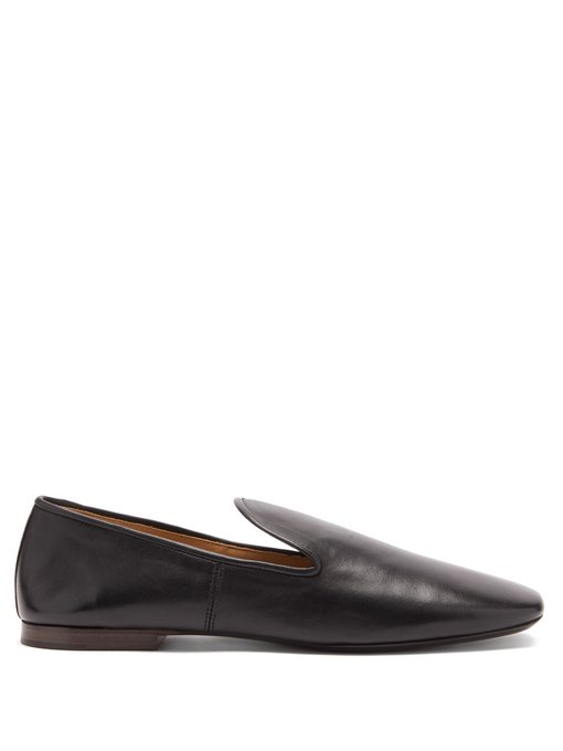 Square-toe leather loafers | Lemaire | MATCHESFASHION US