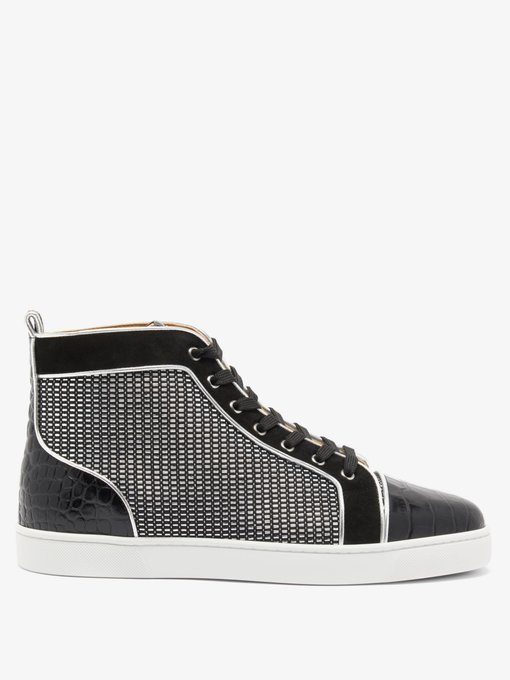 slip on high top trainers