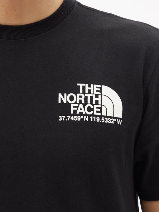 north face coordinates t shirt