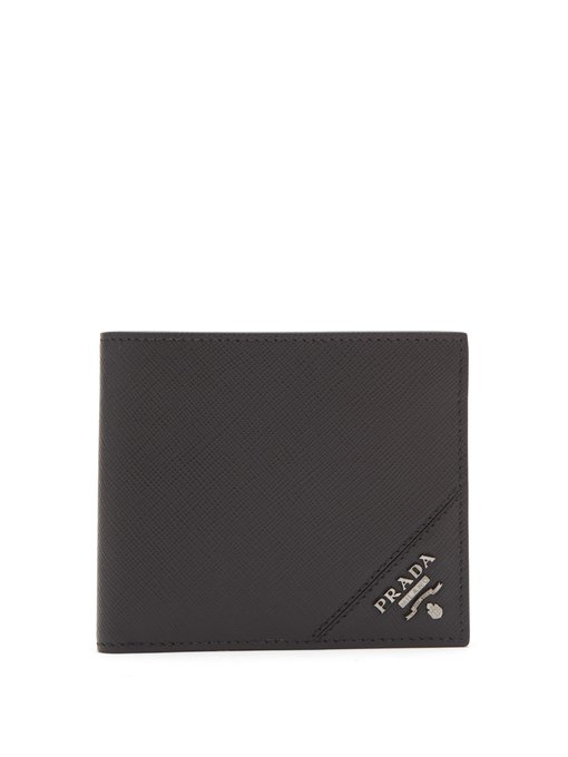 leather wallet prada