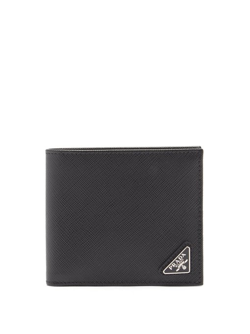 leather wallet prada