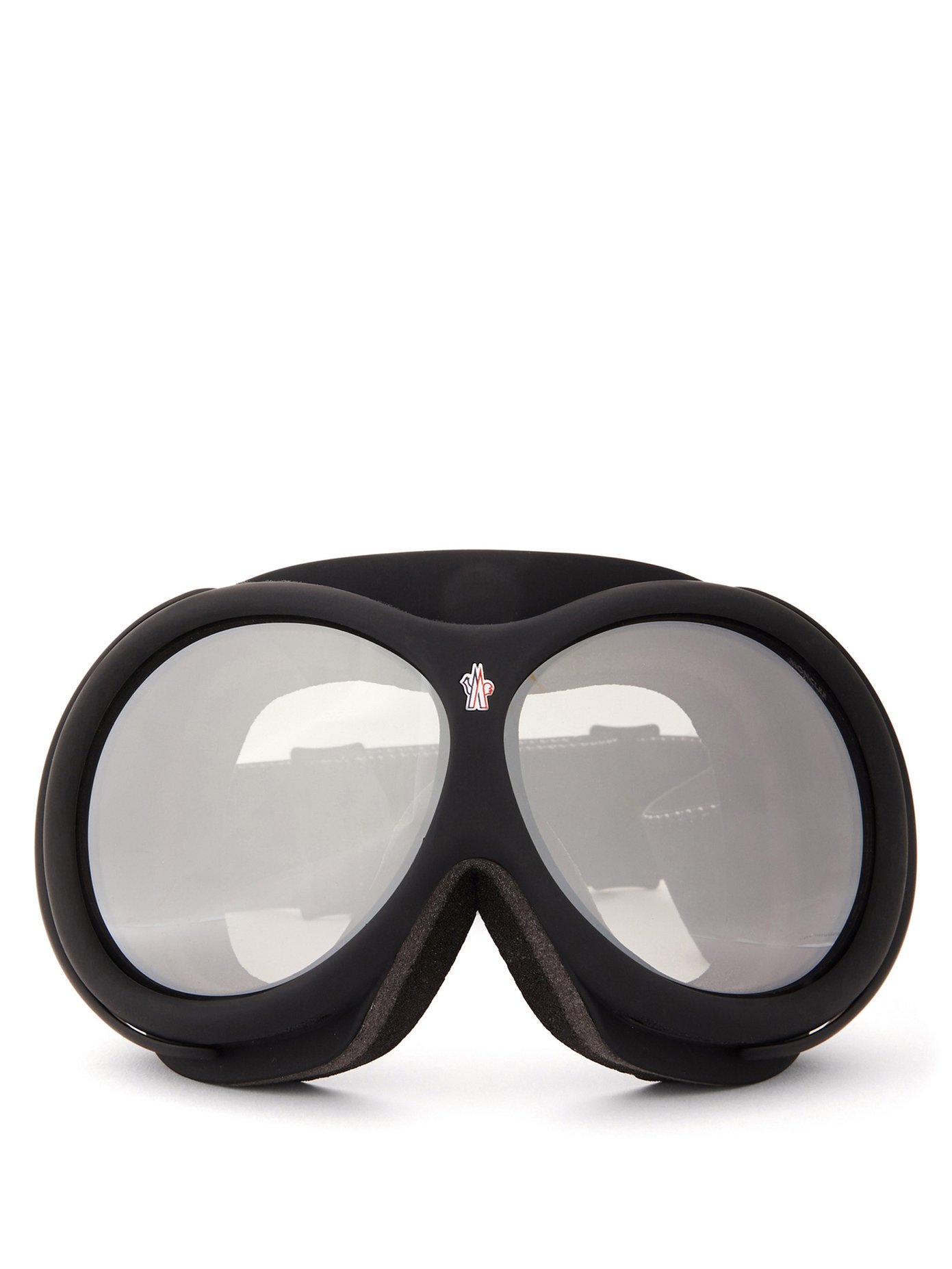 몽클레어 스키 고글 (블랙, 자가드 스트랩)  Moncler Black Logo-jacquard strap ski goggles