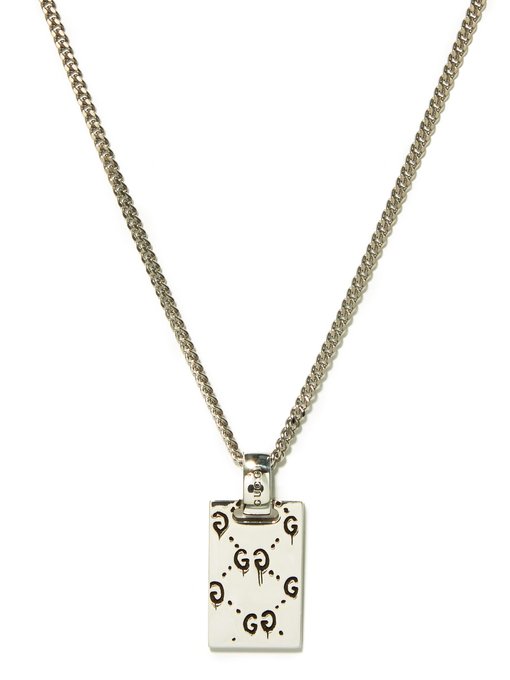gucci sterling silver necklace