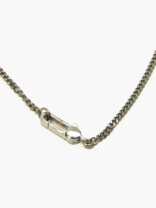 guccighost necklace in silver