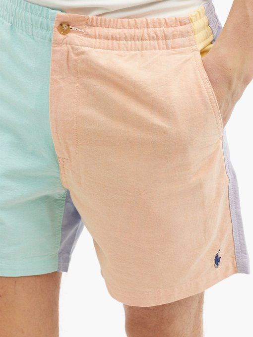 Prepster patchwork cotton-Oxford shorts | Polo Ralph Lauren