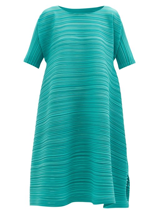 Technical pleated trapeze dress  Pleats  Please Issey 