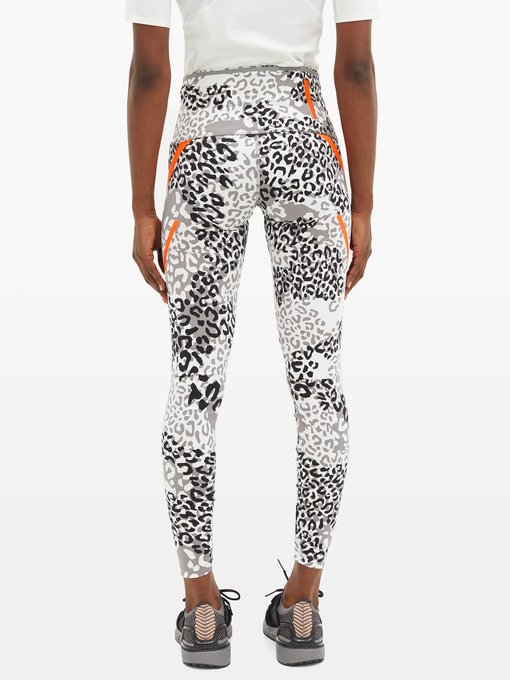 adidas stella mccartney leopard leggings