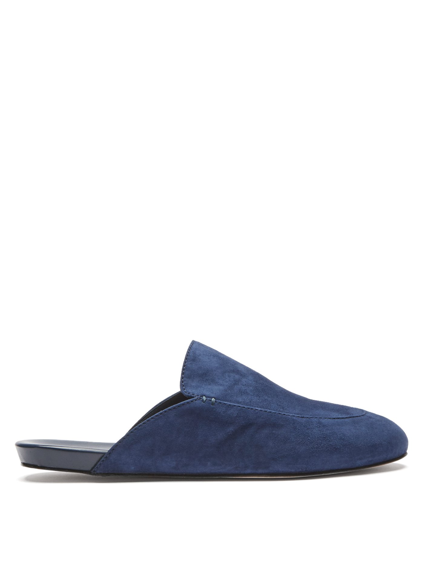 suede leather slippers