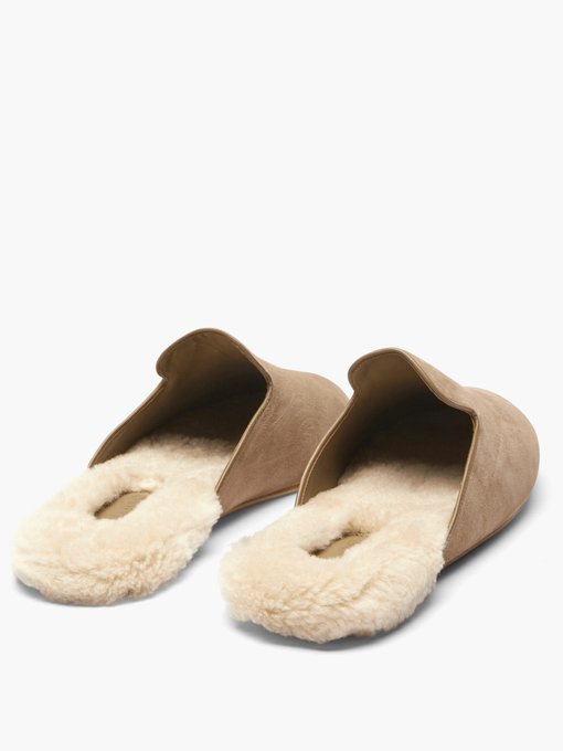 shearling slippers