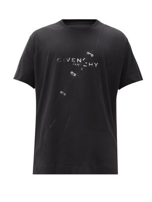 Givenchy ジバンシィ オプティカルイリュージョン コットンtシャツ Matchesfashion マッチズファッション