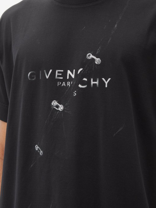 Givenchy ジバンシィ オプティカルイリュージョン コットンtシャツ Matchesfashion マッチズファッション