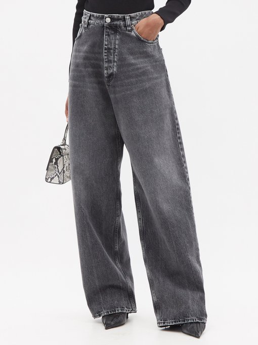 High-rise wide-leg jeans | Balenciaga | MATCHESFASHION JP