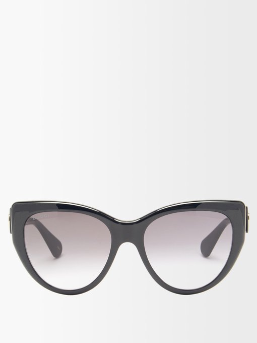 gucci oversized cat eye sunglasses