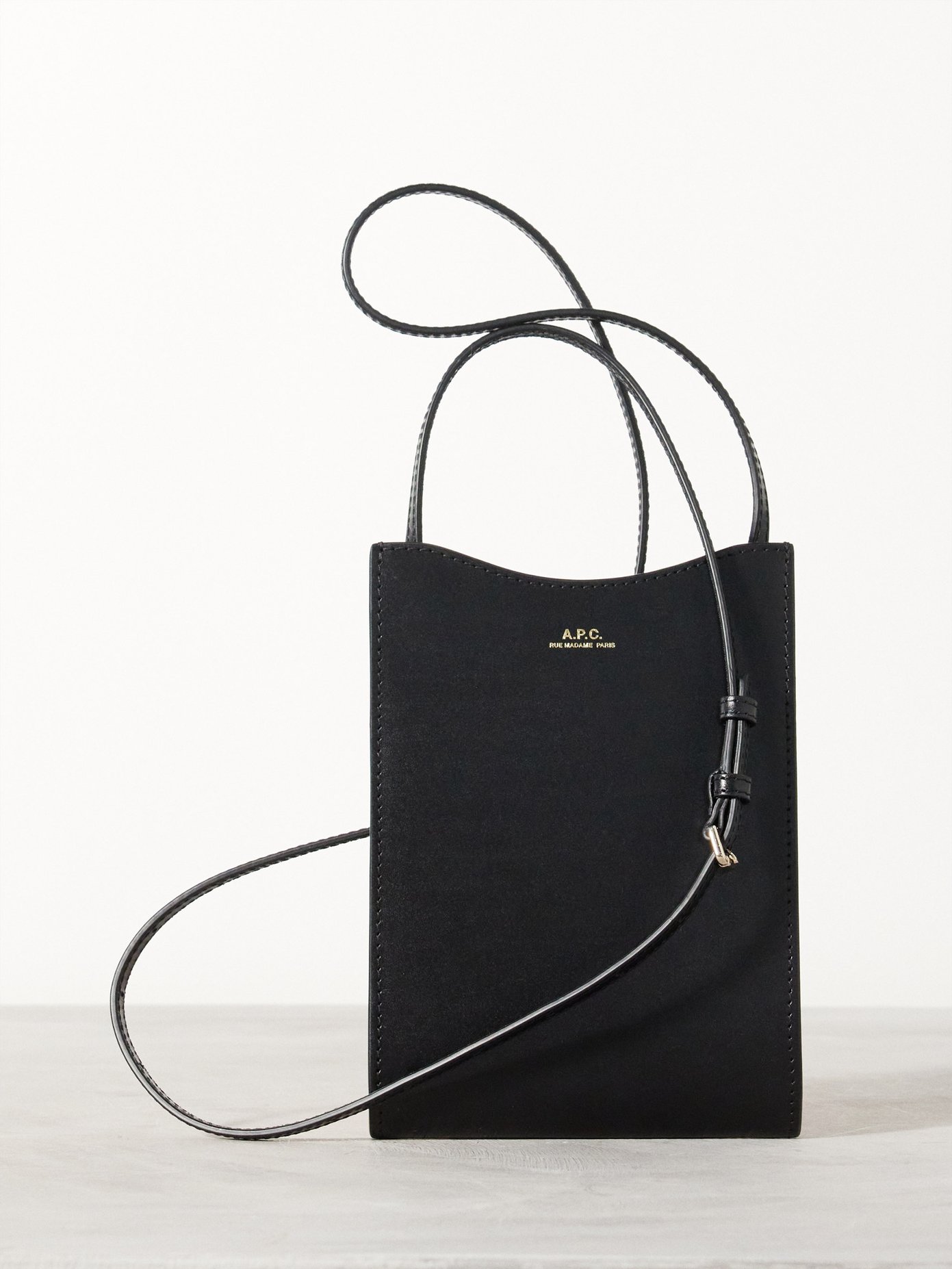 아페쎄 제이미백 A.P.C. Black Jamie leather cross-body bag
