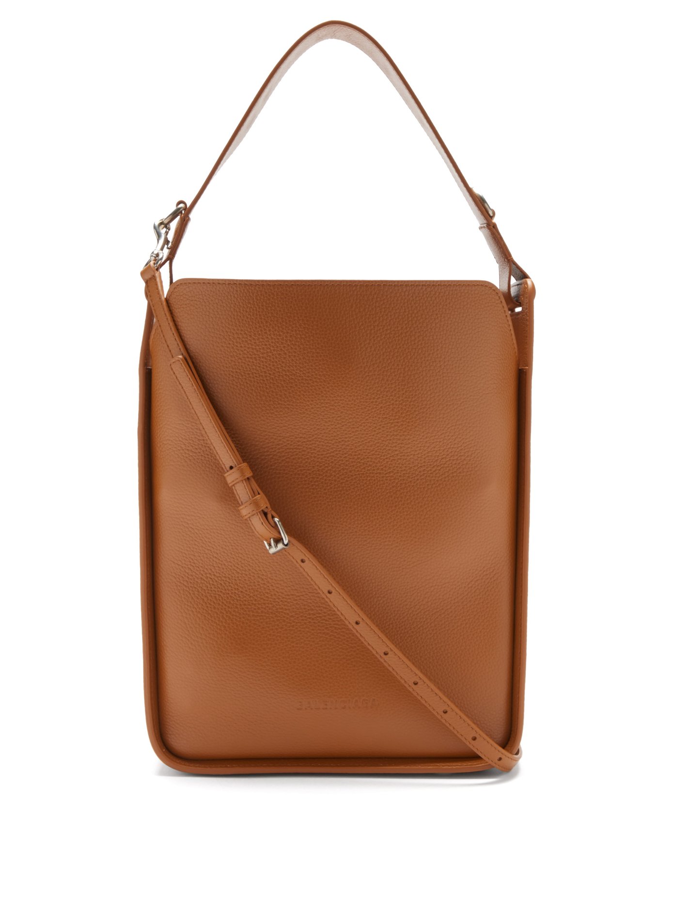 발렌시아가 툴 토트백 Balenciaga Tan Tool grained-leather tote bag