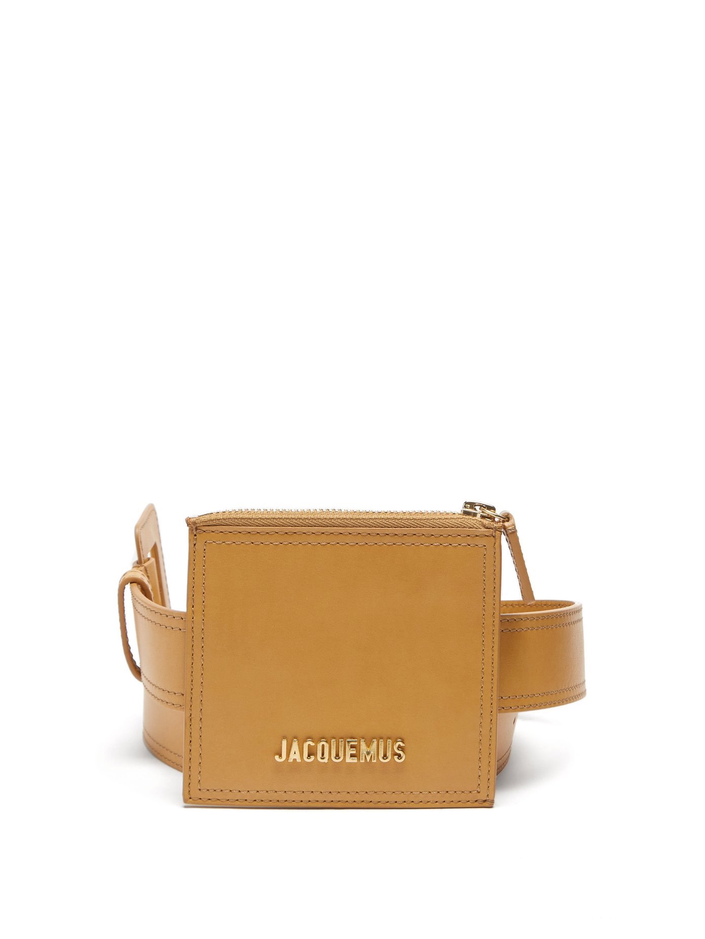 자크뮈스 벨트 Jacquemus Neutral La Ceinture Carree leather belt