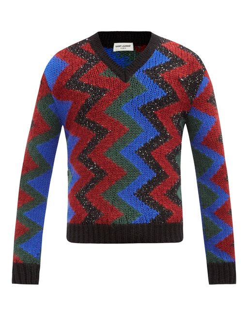 Bravepe Mens Knitting Long Sleeve V-Neck Contrast Slim Pullover Sweaters 