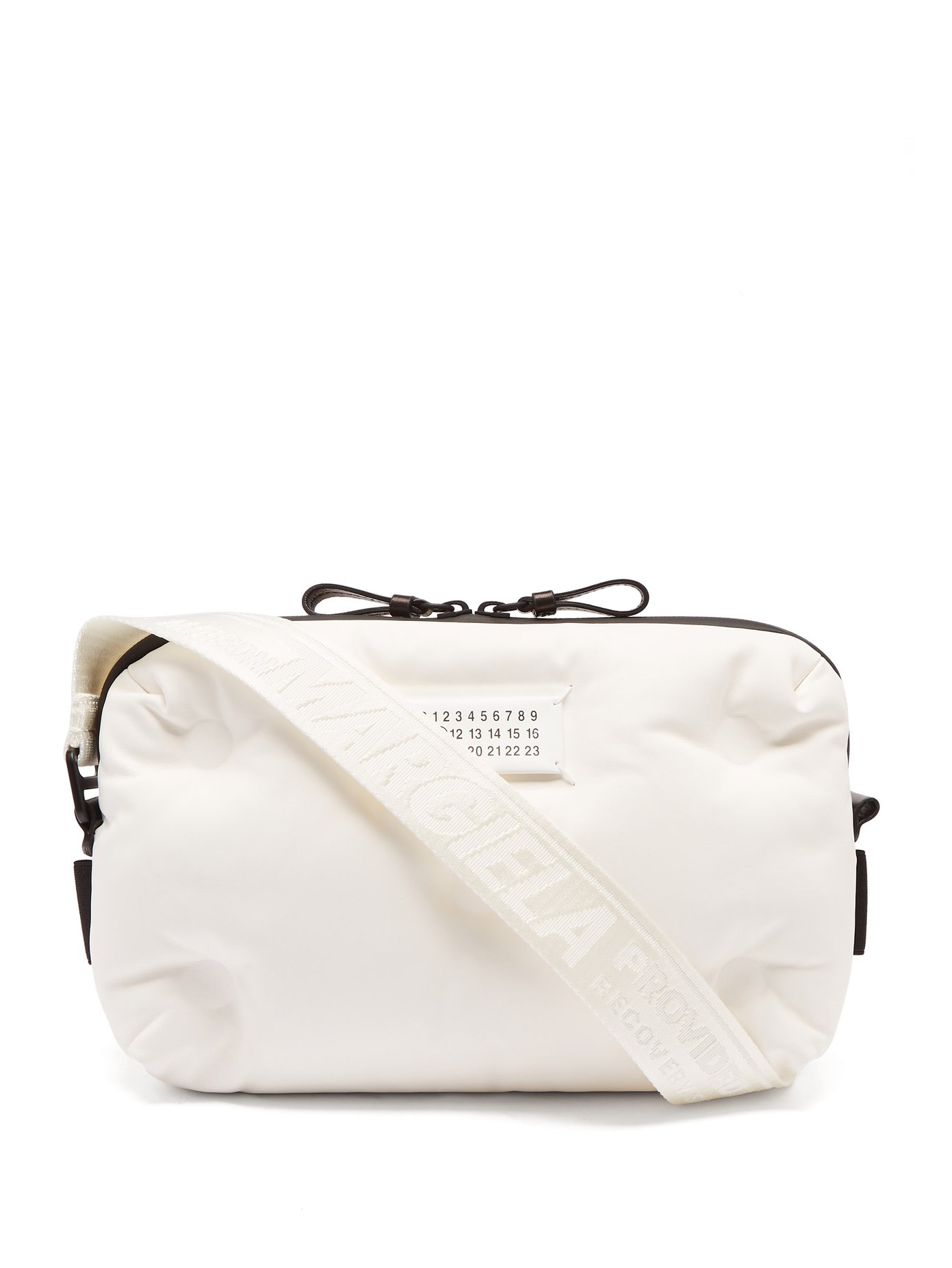메종 마르지엘라 패딩 크로스바디백 Maison Margiela White Padded quilted nylon cross-body bag