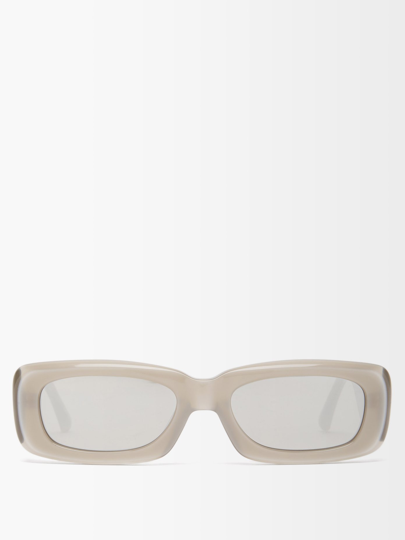 X Linda Farrow Mini Marfa rectangle sunglasses | The Attico 