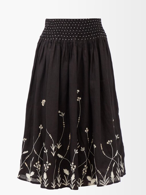 Matchesfashion Femme Vêtements Jupes Jupes plissées Mini-jupe froncée en tulle et taffetas 