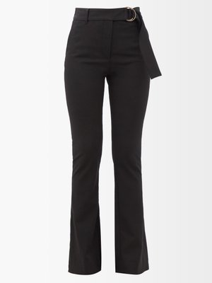 BNWT NEXT NEW Ladies Burgundy brown kick flare smart tailored work trousers R L