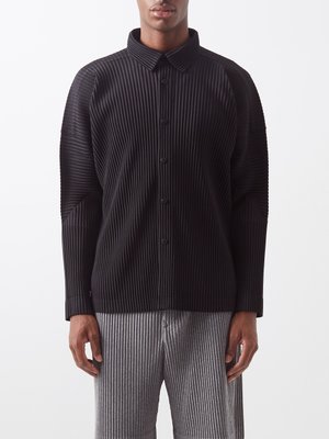Homme Vêtements Chemises Chemises casual et boutonnées Chemise en coton et lin Homme Plissé Issey Miyake pour homme en coloris Neutre 