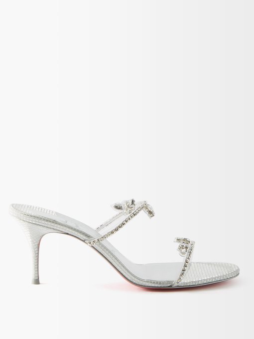 Shop Christian Louboutin Velcrissimo neoprene sandals by NORTH