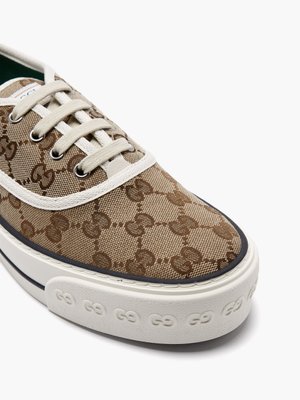 brown gucci trainers