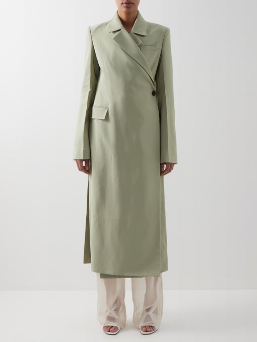 Matchesfashion Femme Vêtements Manteaux & Vestes Manteaux Trench-coats Trench-coat en coton à double boutonnage 