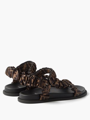 fendi jacquard sandals