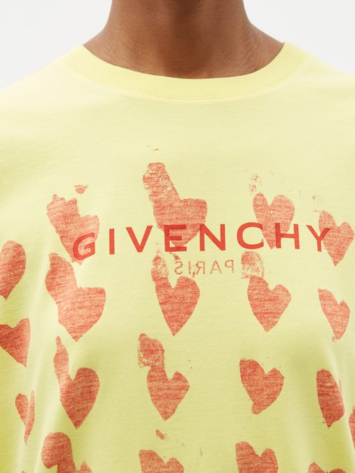X Josh Smith heart-print cotton T-shirt | Givenchy | MATCHESFASHION UK
