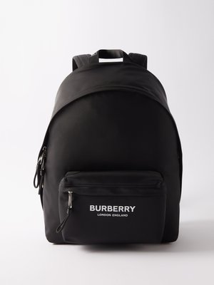 burberry black backpack