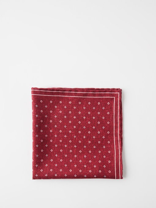 Men's Handkerchief Marylebone Wool Pocket Square