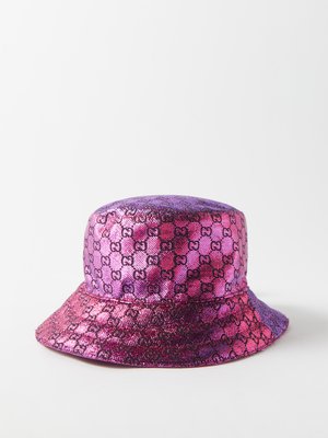 purple gucci hat