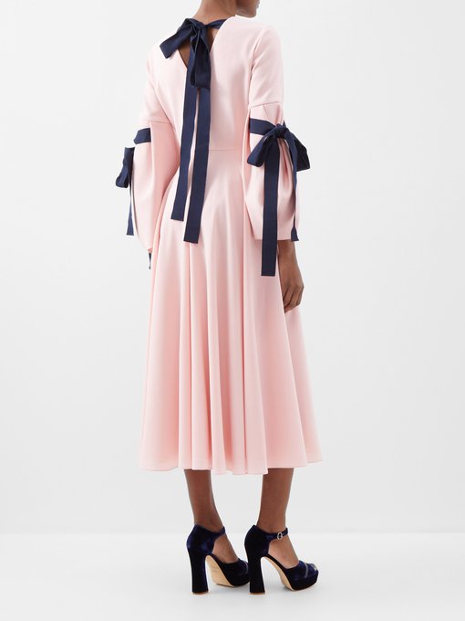 Etro Paisley Pleated Maxi Dress with Fluted Sleeve Detail Size IT 38 (UK 6)