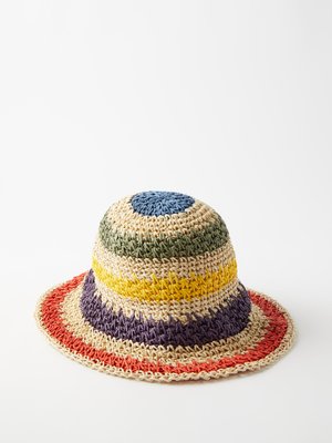 Chloe pre-owned neutral crochet bucket hat