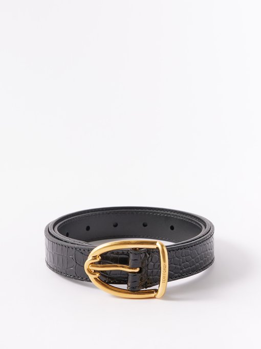 Casablanca Casa Cowboy Colour-Block Leather Belt