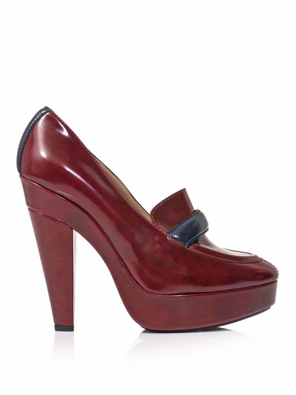 high heeled loafers uk