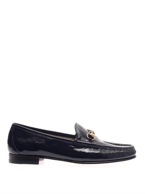 gucci loafers patent leather