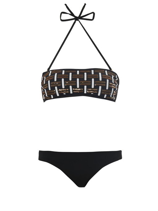 fendi bandeau bikini