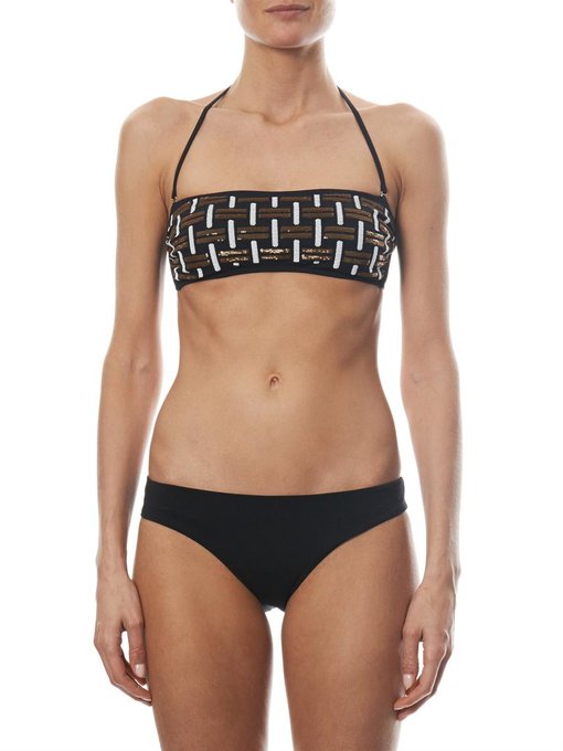 fendi bandeau bikini